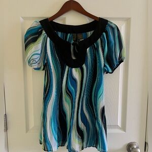 Sere Nade Short Cap Sleeve Blouse
